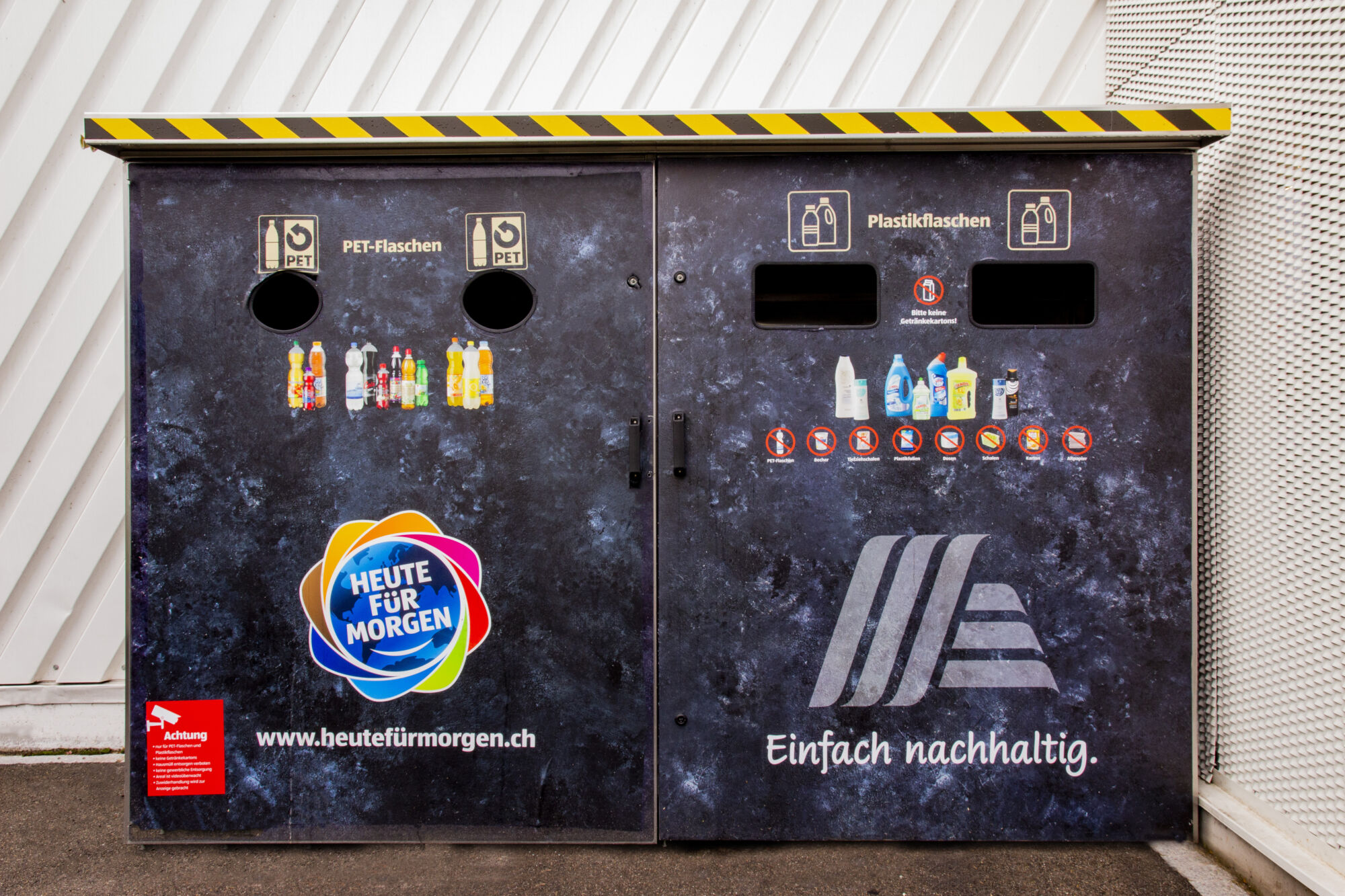 Aldi recyclingstation