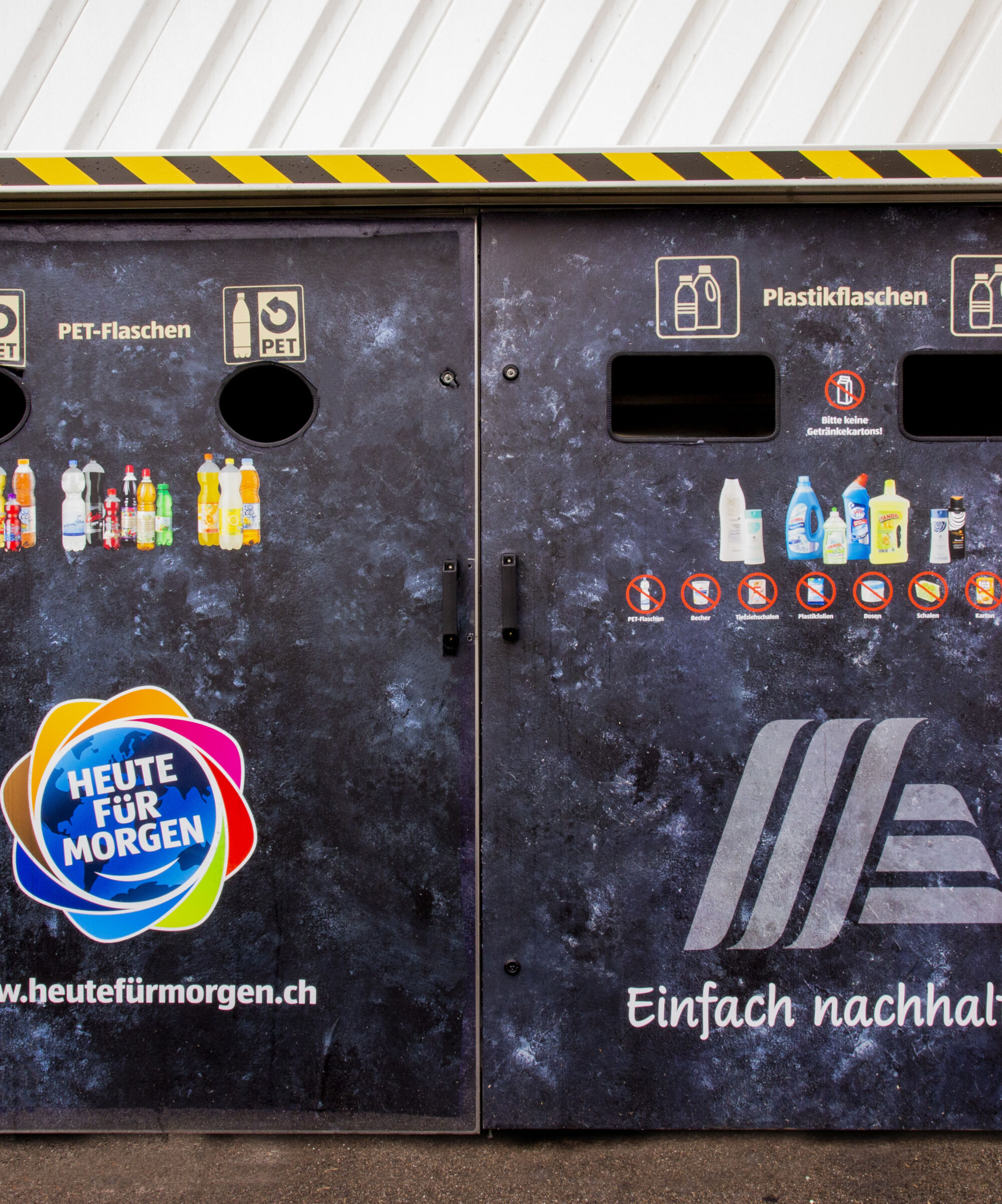 Aldi recyclingstation
